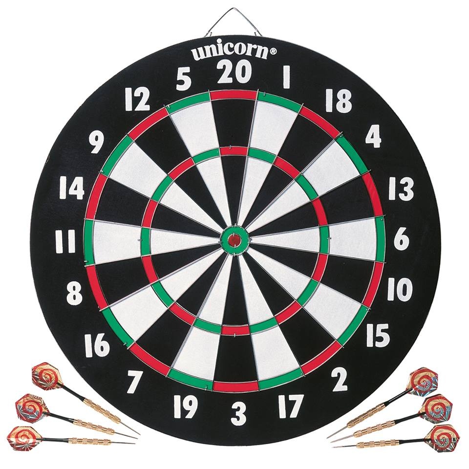 Unicorn Darts กระดานปาเป้ายูนิคอร์น รุ่นกระดาษ XL Paper Dartboard 2