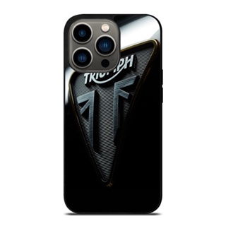เคสโทรศัพท์มือถือ ป้องกันกระแทก ลายรถจักรยานยนต์ Triumph สําหรับ IPhone 14 Plus 13 Pro Max 12 Mini XS