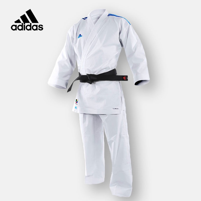 adidas-k191sk-ชุดเสื้อผ้าคาราเต้-แบบมืออาชีพ-สําหรับเด็ก-และผู้ใหญ่