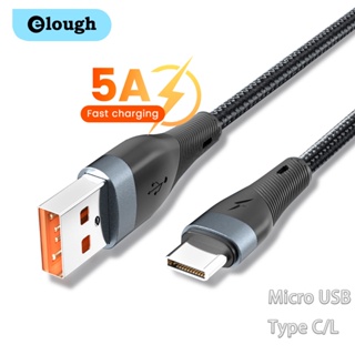 Elough 5A USB Type-C Fast Charging Cable Micro USB Data Cable Wire