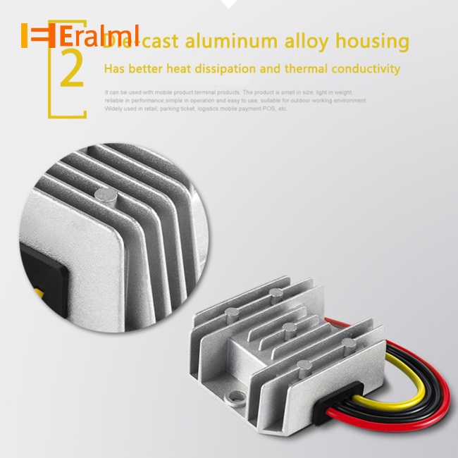 eralml-12v-24v-to-5v-10a-ip68-อุปกรณ์ควบคุมแรงดันไฟฟ้า-dc-dc-อลูมิเนียมอัลลอยด์-กันน้ํา