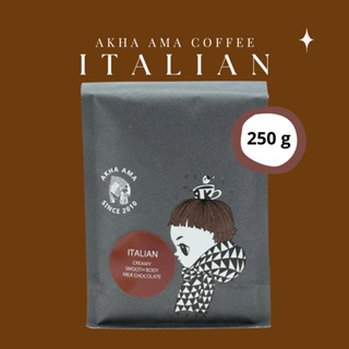 AKHA AMA COFFEE กาแฟอาข่า อ่ามา - ITALIAN ( 250 g )( Medium คั่วกลาง )