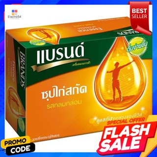 แบรนด์ ซุปไก่สกัด รสกลมกล่อม 42 มล. แพ็ค 12 ขวดBrands Essence of Chicken, Mellow Flavor, 42 ml. Pack of 12 bottles.