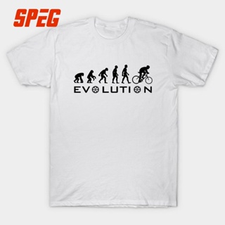Sanc6 [พร้อมส่ง] เสื้อยืด ผ้าฝ้าย 100% พิมพ์ลายการ์ตูน Evolution Of Mounn Biking Team พลัสไซซ์ ของขวัญคริสต์มาส สําหรับผ