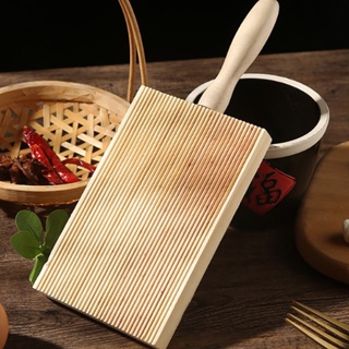 New in Wooden Garganelli Board Practical Pasta Gnocchi Macaroni Board Making Kitchen Cooking Tools