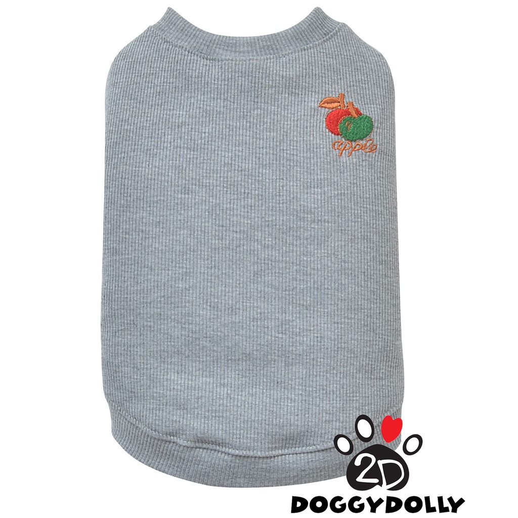 petcloths-doggydolly-เสื้อผ้าแฟชั่น-สัตว์เลี้ยง-หมาแมว-คอกลม-แขนกุด-สีเทา-ขนาดไซส์-1-9โล-at35