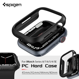 Spigen เคส PC แบบบาง น้ําหนักเบา อุปกรณ์เสริม สําหรับ iWatch 45 มม. 44 มม. 41 มม. 40 มม. iWatch Series 8 7 6 5 4 SE2