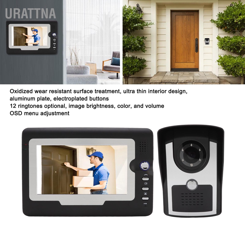 urattna-smart-hd-video-intercom-doorbell-home-electronic-with-12-bells-tft-lcd-display-100v-240v