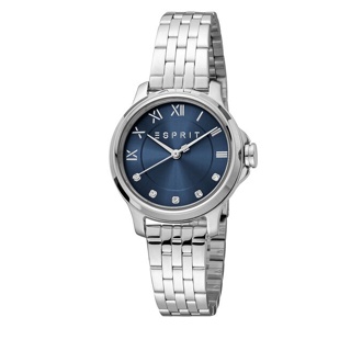 ESPRIT นาฬิกาข้อมือรุ่น Stainless SteelSilverDark Blue ES1L144M3055
