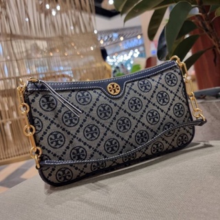 💯💯 TORY BURCH T MONOGRAM JACQUARD STUDIO BAG