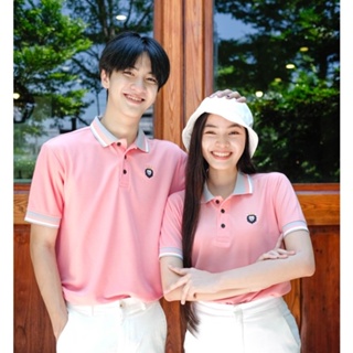 ราคาและรีวิวเสื้อโปโลสิงโต สีชมพูโอรส Roccoe Polo  มีถึงอก 52”