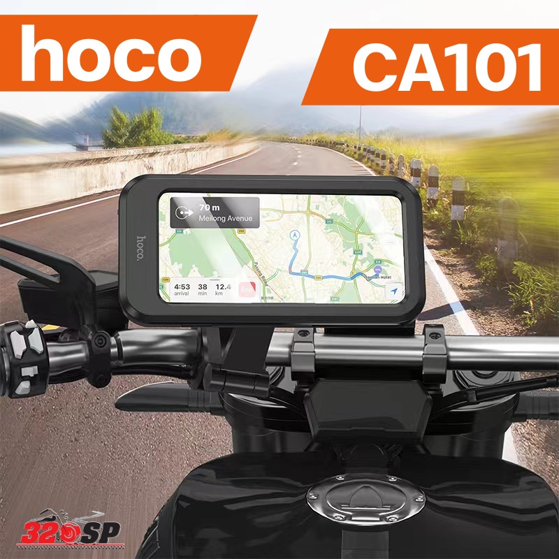 ที่จับมือถือติดมอเตอร์ไซค์กันน้ำ-hoco-ca101-rider-waterproof-stand-กันน้ำปรับระดับได้-ส่งไว