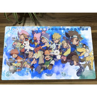 แผ่นรองเมาส์เล่นเกม Digimon Adventure Duel Playmat DTCG CCG สําหรับเล่นเกม