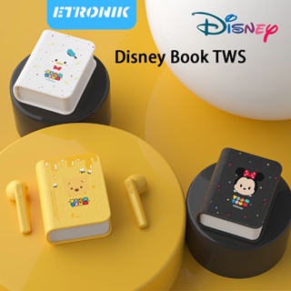 ภาพหน้าปกสินค้าETRONIK Original Disney Book TWS Bluetooth 5.0 หูฟังแฟชั่น Mickey Kids หูฟังไร้สายสเตอริโอกันน้ำคุณภาพเสียง HD พร้อมไมโครโฟนตัดเสียงรบกวน อายุการใช้งานแบตเตอรี่ยาวนานเป็นพิเศษ ที่เกี่ยวข้อง