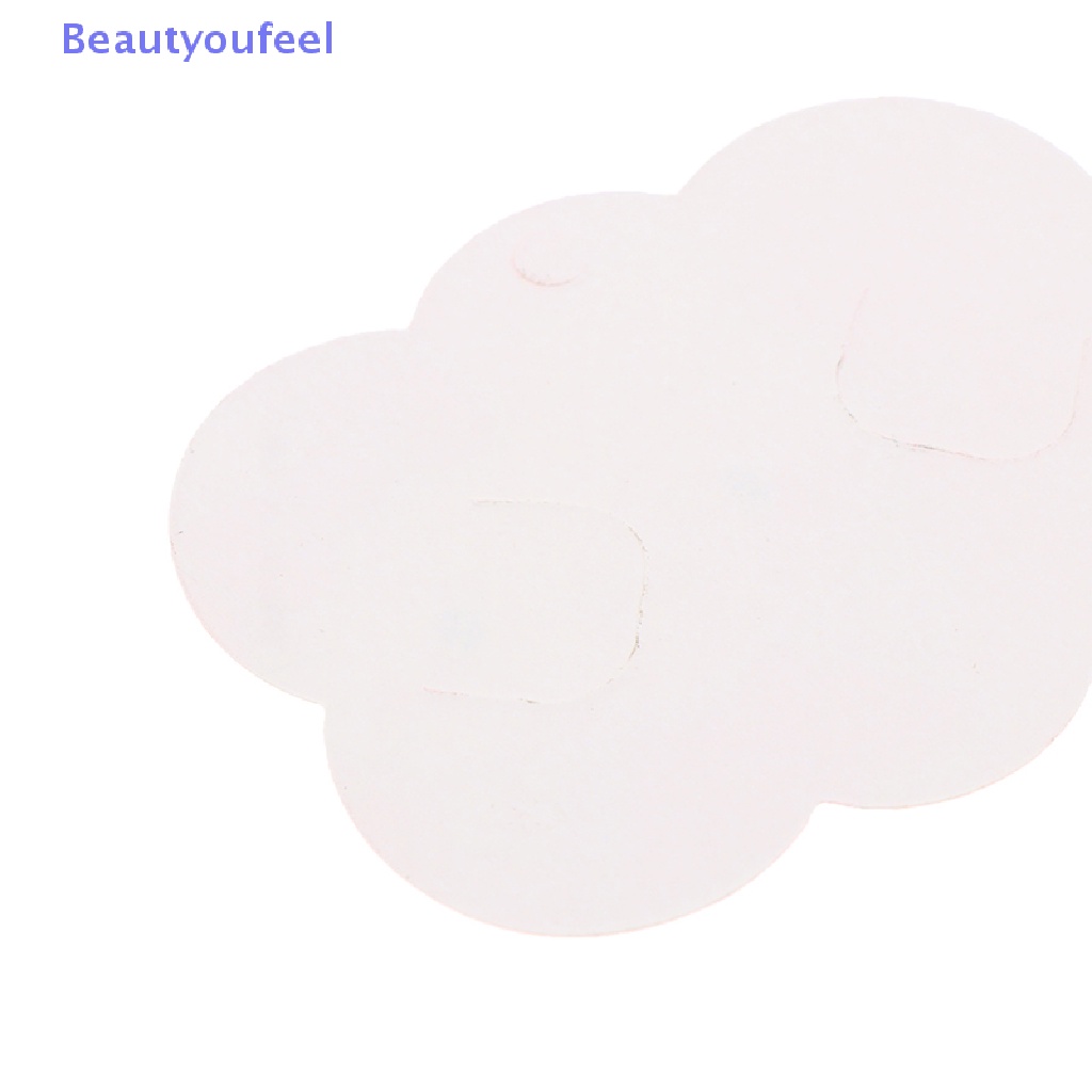 beautyoufeel-กิ๊บติดผม-กระดาษคราฟท์-รูปเมฆ-50-ชิ้น
