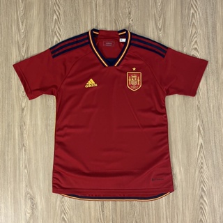 เสื้อบอลทีมชาติ  เสื้อผู้ใหญ่ Spain 2023 เนื้อผ้าโพลีเอสเตอร์แท้ เกรดแฟนบอล AAA