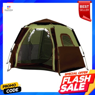 เบสิโค เต็นท์โดมกางอัตโนมัติ 3 คน รุ่น TENT0412199-GREEN สีน้ำตาล/เขียวBesico Automatic Dome Tent 3 Person Model TENT041