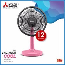 พัดลม-พัดลมตั้งโต๊ะ-ยีห้อ-mitsubishi-electric-ขนาด12นิ้ว-และ16นิ้ว-ตั้งโต๊ะ-มีสีให้เลือกหลายสี