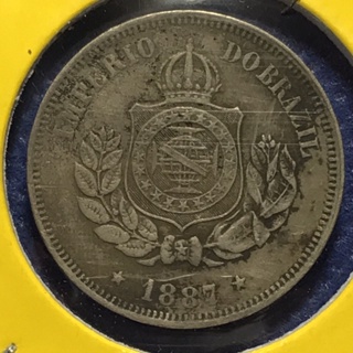 No.3665213 ปี1887 BRAZIL บราซิล 50 REIS เหรียญสะสม เหรียญต่างประเทศ เหรียญเก่า หายาก ราคาถูก