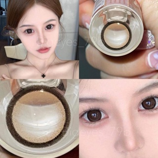 ✨Brown ขนาดตาโต (Bigeyes) ☀️กรองแสง uv จดทะเบียนถูกต้อง 🇰🇷คอนแทคเลนส์สัญชาติเกาหลี🇰🇷