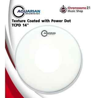 หนังกลองสแนร์ Aquarian รุ่นTexture Coated with Power Dot-TCPD14 ขนาด14นิ้ว