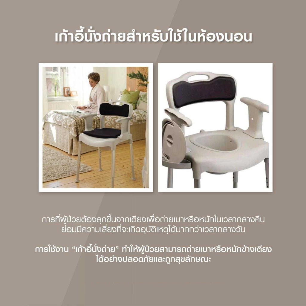 เก้าอี้นั่งถ่าย-อาบน้ำ-อเนกประสงค์-อีแทค-คอมโหมด-สวิฟท์-etac-commode-swift-ของแท้-รับประกันศูนย์ไทย-1-ปี