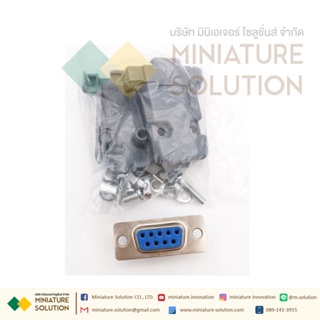 ภาพขนาดย่อของภาพหน้าปกสินค้าชุดหัวประกอบ DB-9 DB9 RS232 Female Connector with socket D-Sub 9 pin PCB Connector (MI-Connect-DB9-Fe) จากร้าน oodekoo บน Shopee ภาพที่ 2