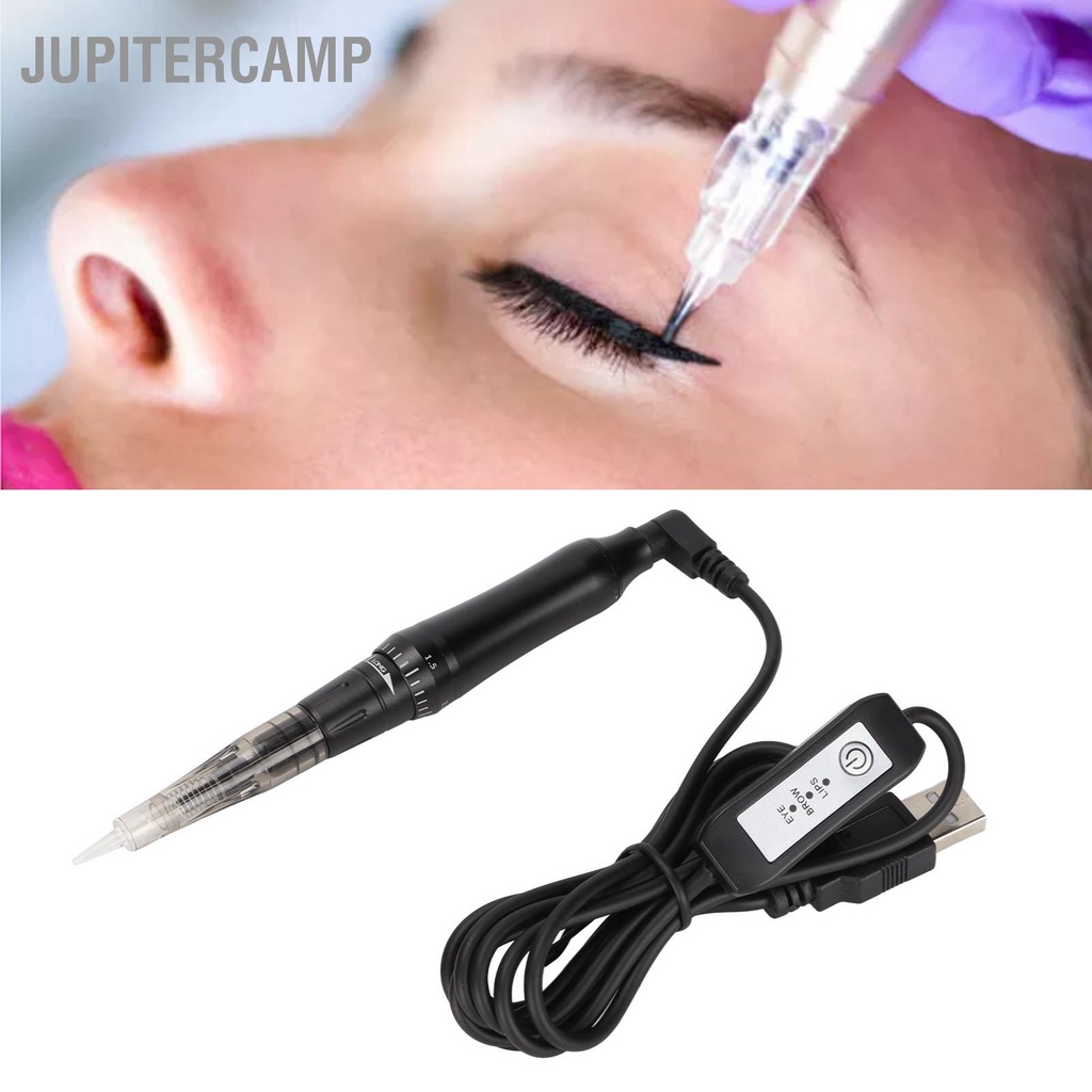 jupitercamp-เครื่องสักคิ้วกึ่งถาวร-เสียงรบกวนต่ํา-สีดํา-110-240v