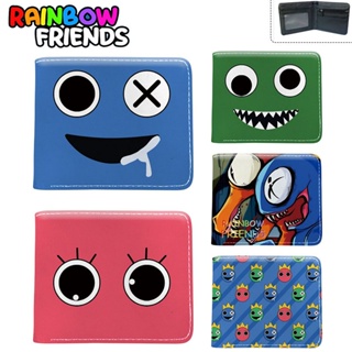 Hot Roblox Rainbow Friends Bifold Short Wallet Id Window Coin Zipper Card Bag Gifts Girls Boys Friends Adults Birthday Christmas Gift