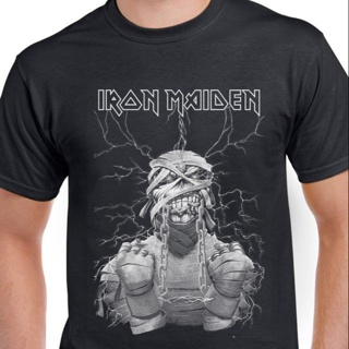 เสื้อยืดผ้าฝ้ายพิมพ์ลายคลาสสิก Sanc6 [พร้อมส่ง] เสื้อยืดผ้าฝ้าย 100% พิมพ์ลาย Iron Maiden พลัสไซซ์ พลัสไซซ์ ของขวัญคริสต