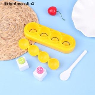 [Brightnessdin1] แม่พิมพ์ข้าวปั้นซูชิ ทรงกลม ขนาดเล็ก DIY สําหรับเด็ก 1 ชุด