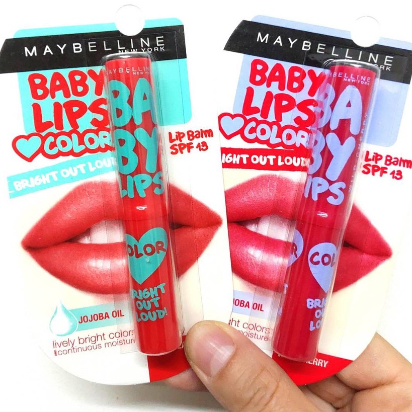 เมย์เบลลีน-ลิปบาล์ม-เบบี้ลิปส์-เลิฟคัลเลอร์-maybelline-baby-lips-love-color-ลิปแคร์เปลี่ยนสีได้