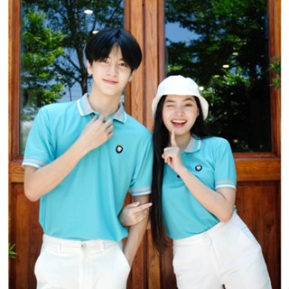 สินค้า เสื้อโปโลสิงโต สีฟ้า Roccoe Polo  มีถึงอก 52”