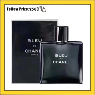 【100%แท้/พร้อมส่ง】Chanel Bleu de Chanel Eau de Parfum 100ml กล่องซีล