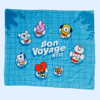 Bt21 Bon Voyage ผ้าขนหนู ขนาดใหญ่ สําหรับวันหยุด