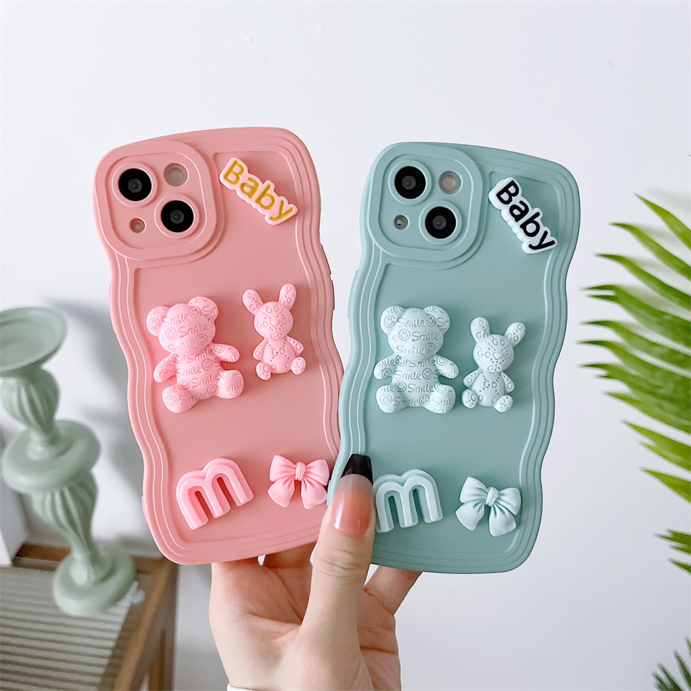 เคสโทรศัพท์มือถือ-ลายกระต่าย-หมี-หยัก-สําหรับ-vivo-s10-s12-s15-pro-s10e-s15e-s9e-s7-s9