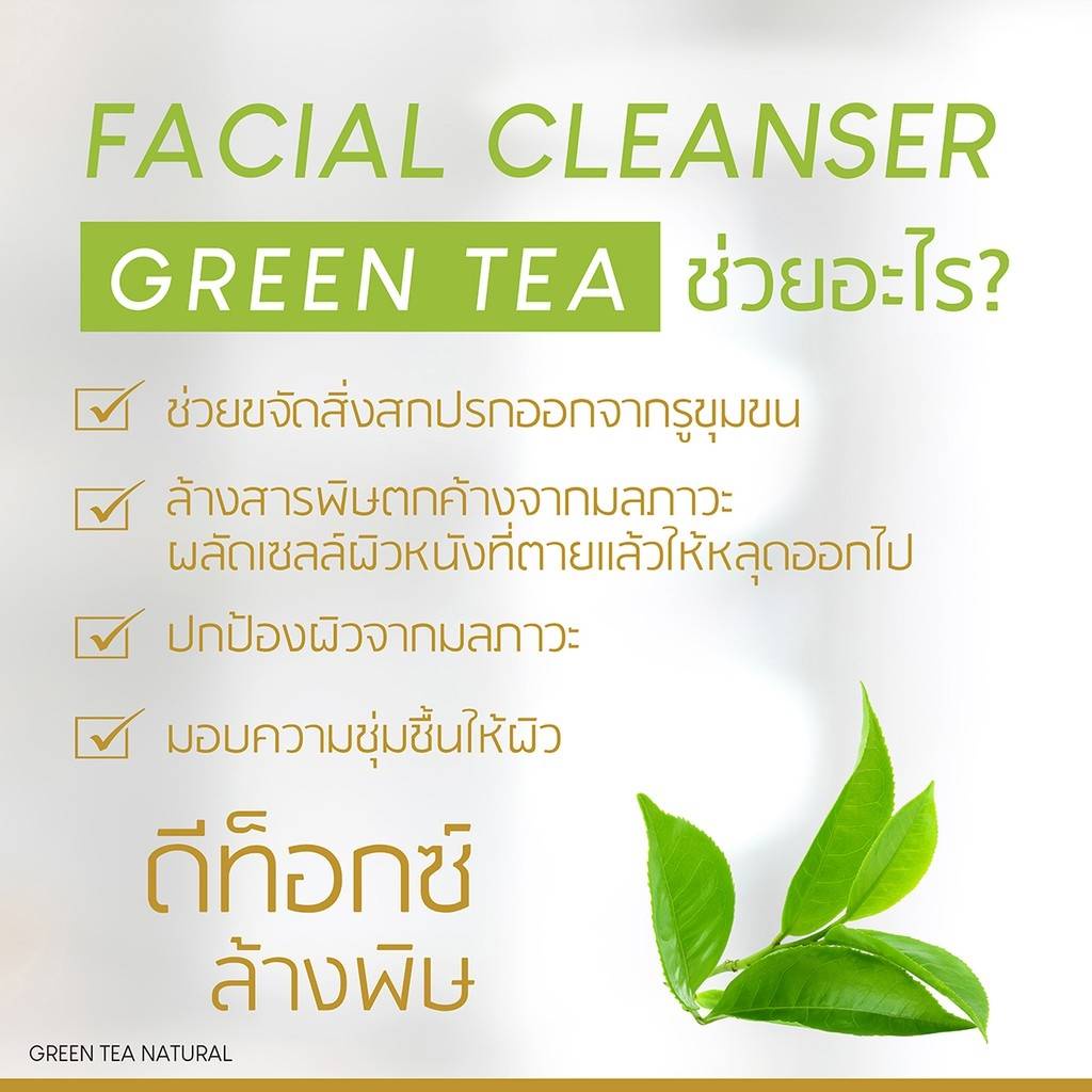 เจลล้างหน้าชาเขียว-plantnery-green-tea-facial-cleanser-250-ml-สำหรับผิวมัน