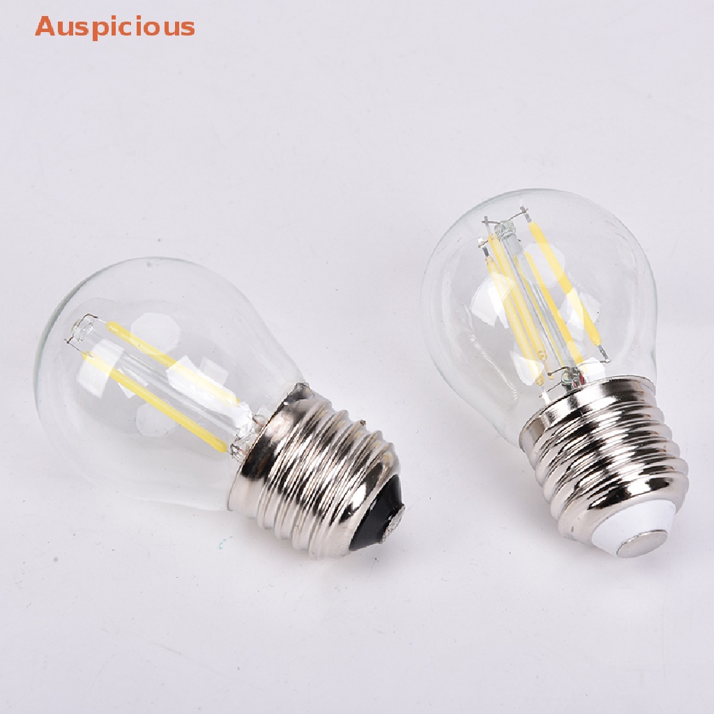 มงคล-หลอดไฟสปอตไลท์-led-2w-4w-6w-e27-cob-ปลายเปลวไฟ-g45-เส้นใยแก้วโคมไฟ