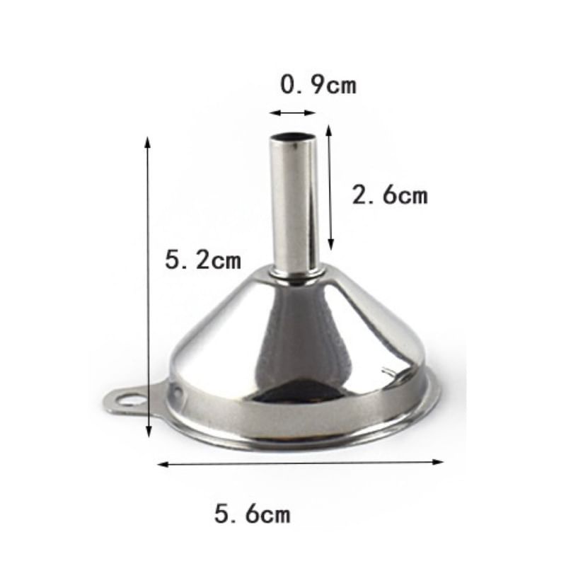 กรวยสแตนเลส-funnel-stainless-steel-ขนาดเล็กเก็บง่ายไม่เปลืองเนื้อที่