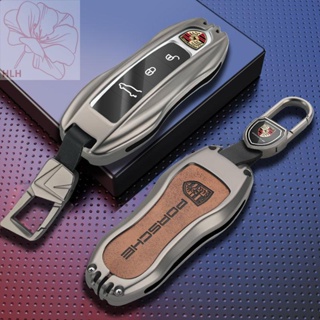 เหมาะสำหรับ Porsche key shell macan Panamera 911/Taycan พิเศษใหม่ Cayenne key case buckle