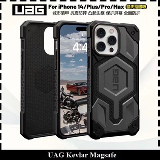 Uag เคสโทรศัพท์มือถือ ลาย Monarch Kevlar Series ปลอดภัย สําหรับ iPhone 14 Pro Max 14 Plus 14 13 Pro Max 13 Pro 13