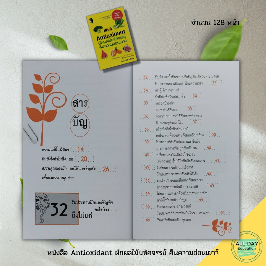 หนังสือ-antioxidant-ผัก-ผลไม้-มหัศจรรย์-คืน-ความอ่อนเยาว์-book-maker-สนพ-การดูแลสุขภาพ-ความสวย-อาหารเพื่อสุขภาพ