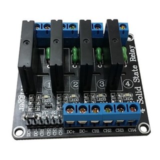 SSR 5V 4 Channel Solid State Relay 2A Active LOW (โมดูลรีเลย์ กระแสสลับ)