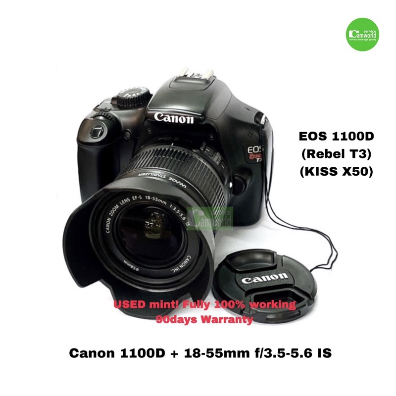 canon-eos-1100d-18-55mm-is-กล้อง-เลนส์-มีกันสั่น-น่าใช้-dslr-12mp-hd-vdo-ไฟลท์สวย-สีดี-มือสอง-used-สภาพดีมีประกัน-3เดือน