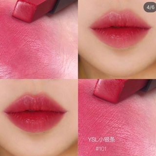 Beauty-Siam แท้ทั้งร้าน !! ลืปสติกเนื้อแมท YSL THE SLIM SHEER MATTE สี 101 ขนาด 2 G. ผลิต 2019