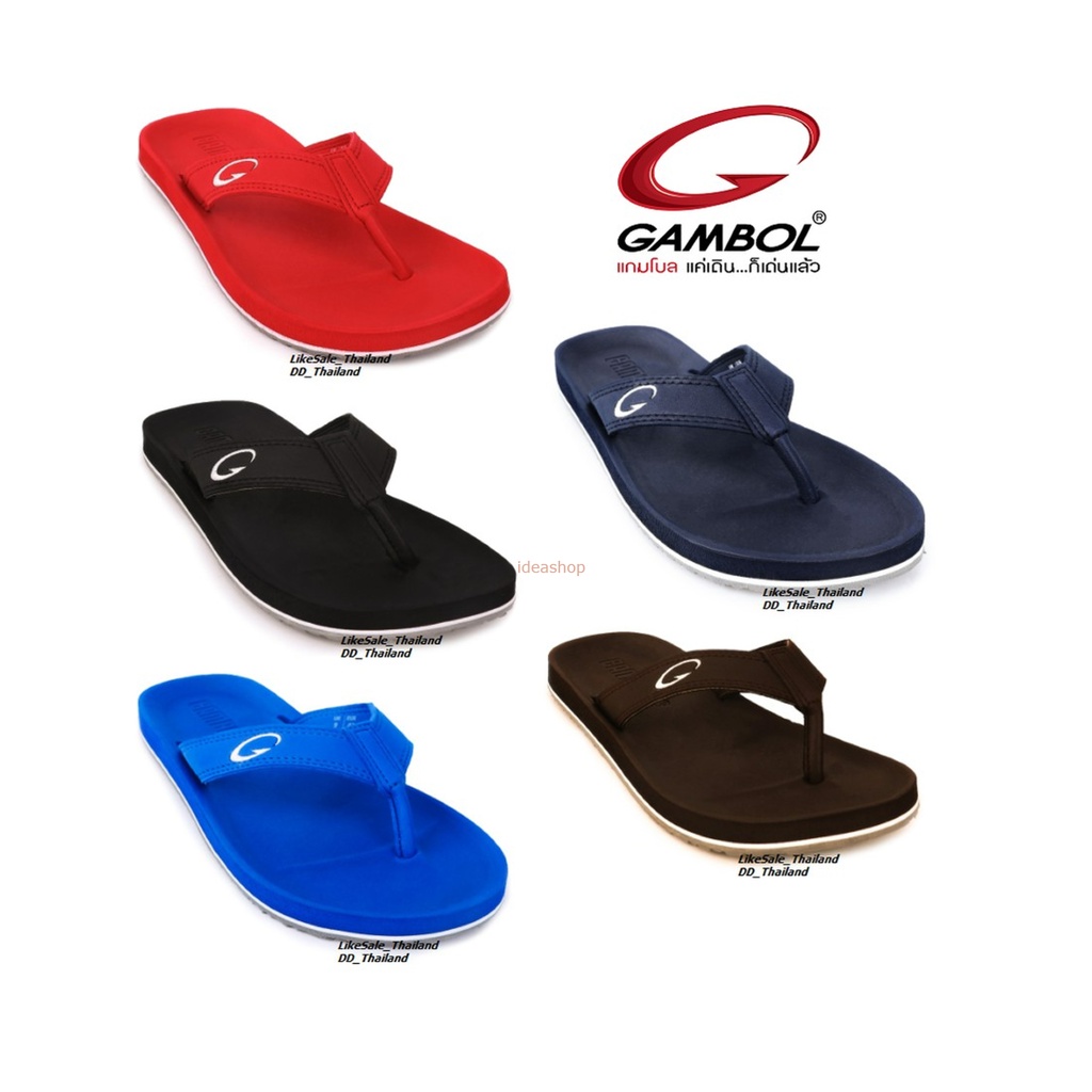ภาพหน้าปกสินค้าถูกสุดส่งไวแท้ชัวร์ GAMBOL รุ่น GM11267 รองเท้าแตะ หลากสี ไซส์ 36-44