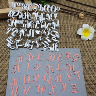 【AG】Letter Alphabet Metal Cutting Dies DIY Scrapbooking Paper Cards Album Stencil