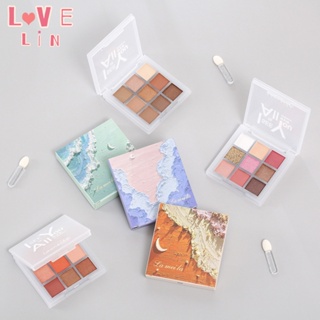 【lovelin】lameila Nine Color อายแชโดว์ ลูกปัดสีชมพู กันน้ํา แบบพกพา ราคาไม่แพง สําหรับนักเรียน 5099