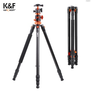 K&amp;f CONCEPT SA254T1 ขาตั้งกล้องอลูมิเนียม 2.39 ม. 94.1 นิ้ว รับน้ําหนักได้ 10 กก. 22 ปอนด์ พร้อมขาตั้งกล้อง 360 องศา°  หัวบอลหมุนได้ สําหรับ