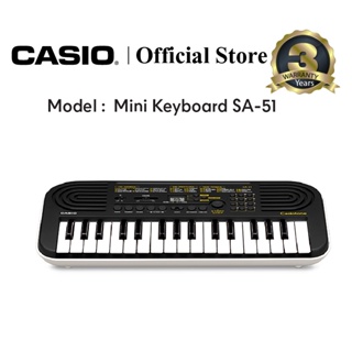 ภาพหน้าปกสินค้าCasio Music  มินิคีย์บอร์ด SA-51 ที่เกี่ยวข้อง